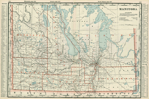 Manitoba (Railroad Map) Manitoba (Railroad Map)