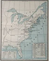 Map Showing Dates of Important Battles  1673-1773