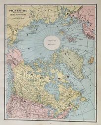 Map of the Polar Regions