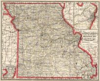 Railroad and Township Map of Missouri