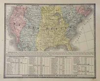 United States Map Showing the Divisions of Standard Time