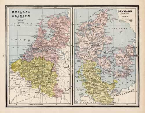 Holland and Belgium. Denmark.
