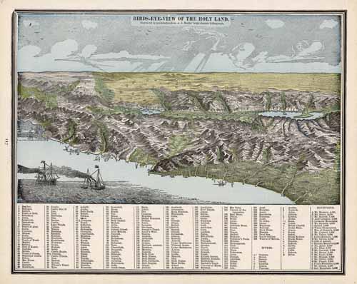 Birds-Eye-View of the Holy Land