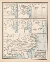 Map showing the States Seceding from the Union
