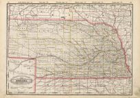Railroad and Township Map of Nebraska
