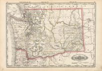 Railroad and Township Map of Washington