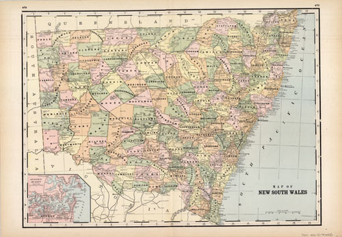 Map of New South Wales