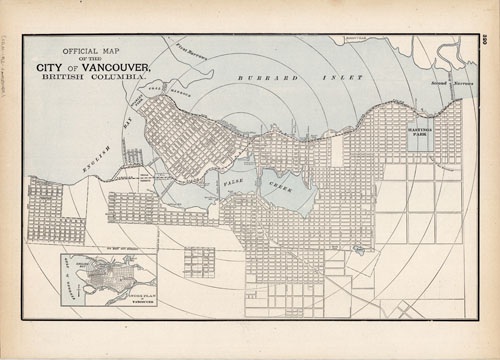 Official Map of the City of Vancouver