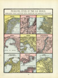 Principal Cities of the old World Comparing their Latitude to with Points on the American Continent (Venice