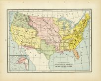 Map Showing the Territorial Growth of the United States 1776-1891