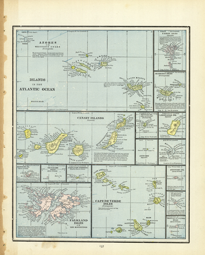 Islands in the Atlantic Ocean Islands in the Atlantic Ocean