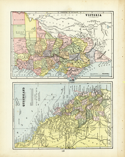 Queensland and Victoria