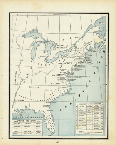 Period II - 1607 to 1673 - 60 Years - Settlement