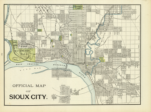 Official Map of Sioux City