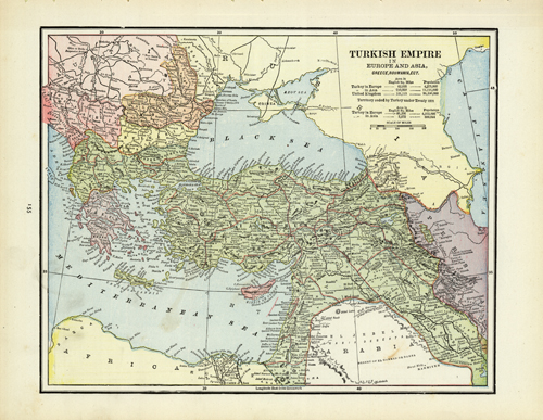 Turkish Empire in Europe and Asia