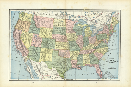 Map of the United States