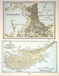 Alexandria (Egypt) A Map of Cyprus