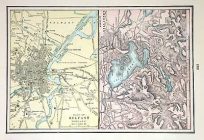 Plan of Belfast (Ireland) and Lakes of Killarney