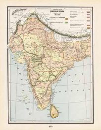 Historical map of British India since A.D. 1751