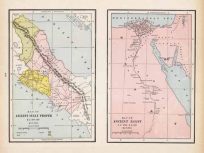 Map of Ancient Italy Proper B.C 800-266 / Map of Ancient Egypt B.C 300C- A.D 640
