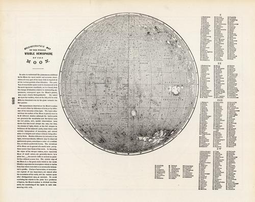 Selenographic Map of the Whole Visible Hemisphere of the Moon Selenographic Map of the Whole Visible Hemisphere of the Moon