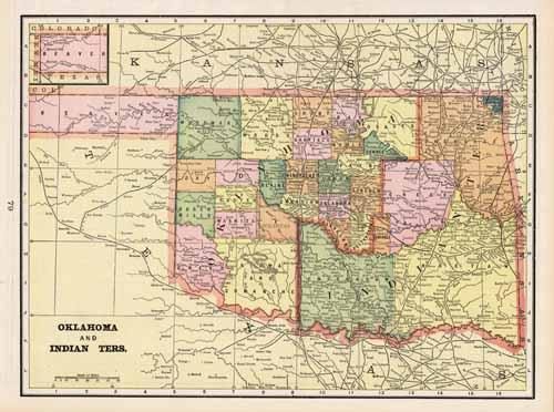 Oklahoma and Indian Ters.