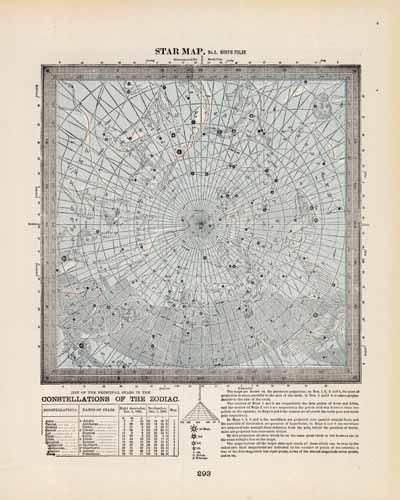 Star Map No. 5 North Polar