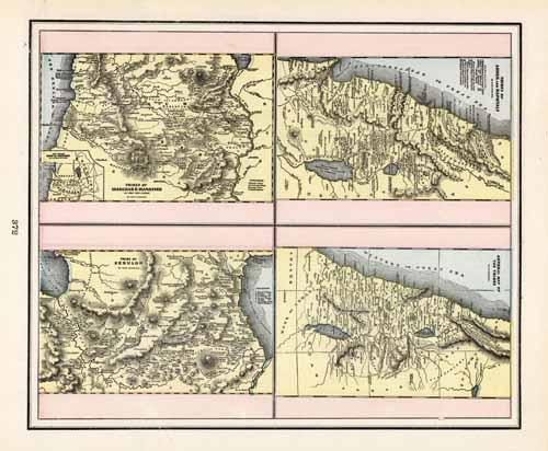 Four View of Biblical Holy Land tribes