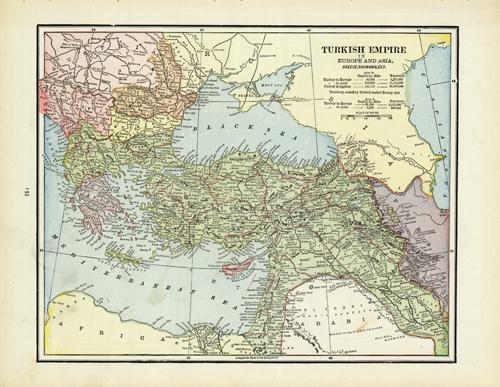 Turkish Empire in Europe & Asia