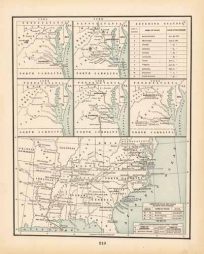 Historical Map of South Eastern U.S.