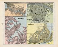 The Bosphorus. Valletta (Island of Malta). Valencia (Spain). Copenhagen (Denmark).