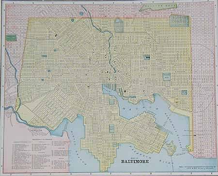 Map of Baltimore