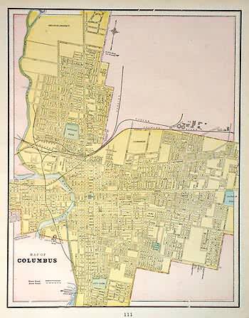 Map of Columbus
