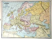 Map of Europe A.D. 800