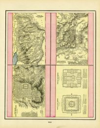 Tribes of Gad and Reuben / Land of Moriah / Plan of the City of Jerusalem / Plan of the Temple
