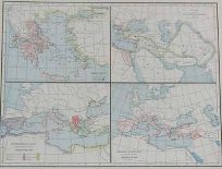 Four Maps showing Homeric Greece