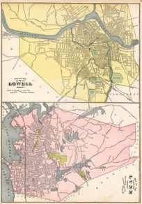 Map of the City of Lowell