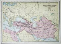 Map of the Medo-Persian Empire Showing Its Twenty Satrapies'