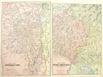 Map of the Adirondack Mountains / Map of the White Mountains