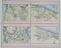 Four View of Biblical Holy Land ribes