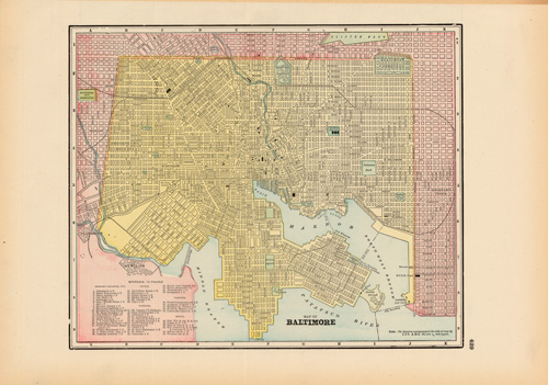 Map of Baltimore - Art Source International