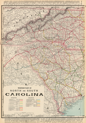 Western Part of North and South Carolina