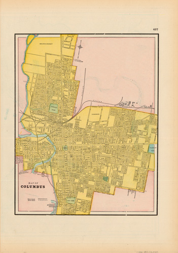 Map of Columbus