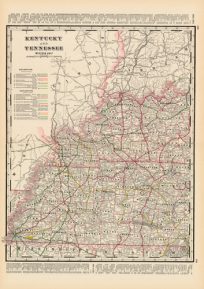 Kentucky and Tennessee - Western Half