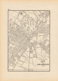 Official Map of the City of Los Angeles