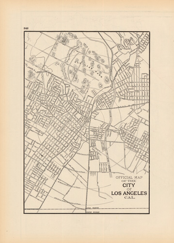 Official Map of the City of Los Angeles Official Map of the City of Los Angeles