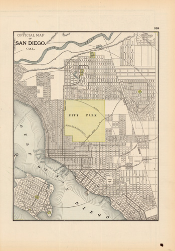 Official Map of San Diego