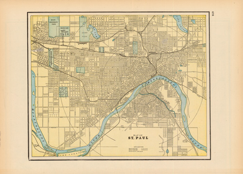 Map of St. Paul Map of St. Paul