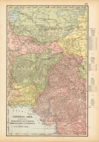 Central Asia comprising Afghanistan