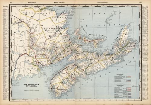 New Brunswick and Nova Scotia